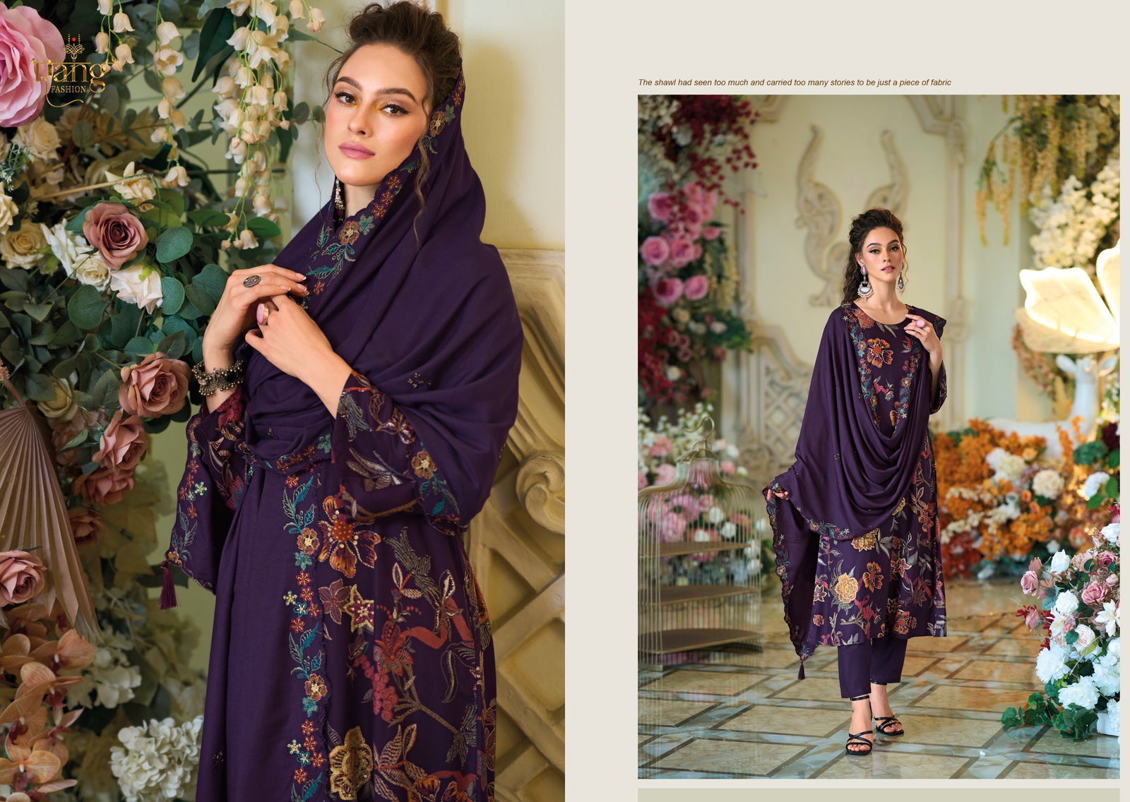 Safroon By Rang Pure Wool Digital Printed Dress Material Wholesale Shop In Surat